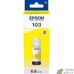 EPSON C13T00S44A Контейнер 103 с желтыми чернилами для L1110/L3100/3101/3110/3150/3151, 65 мл.(cons ink)