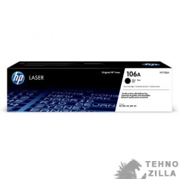 HP W1106A Картридж 106A лазерный черный (1000 стр) {HP LJ 107/135/La}